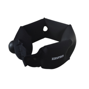 Inflatable Neck Pillow with Built-in Inflator for Travel, Office, and Home - Ergonomic Support, Lightweight & Compact Design for Airplanes, Cars, and More